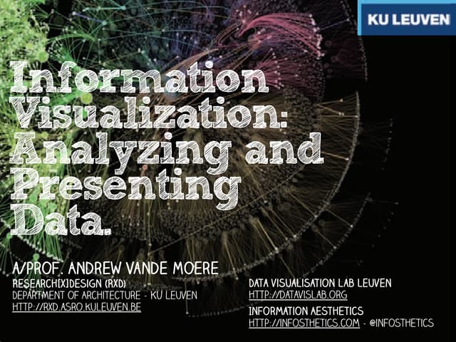 Information Visualization: Analyzing and Presenting Data