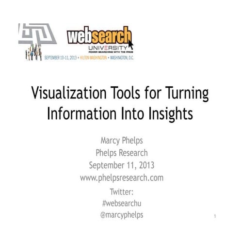 Visualization Tools for Turning Information into Insights
