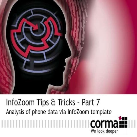 InfoZoom Tips & Tricks – Part 7: Analysis of phone data via InfoZoom template