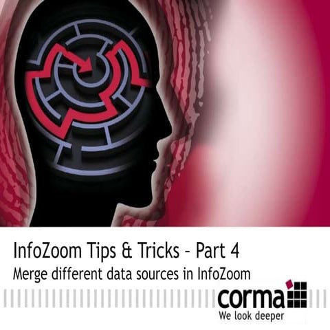 InfoZoom Tips & Tricks – Part 4 Merge Different Data Sources in InfoZoom