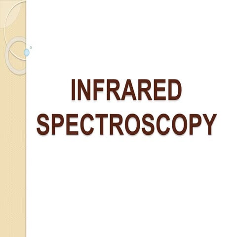 Infrared spectroscopy