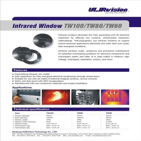ULIRvision Infrared windows | PDF