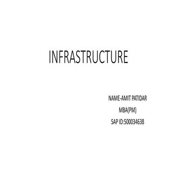 Infrastructure