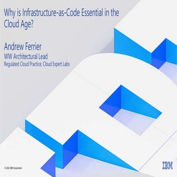 Why is Infrastructure-as-Code essential in the Cloud Age?