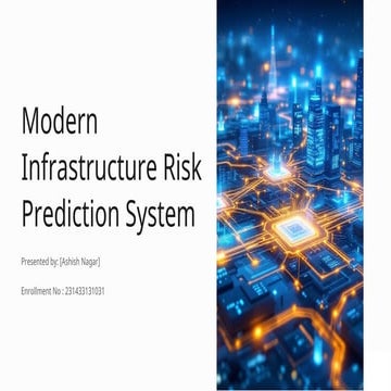AI-Powered Infrastructure Risk Prediction for Safer, Sustainable ...