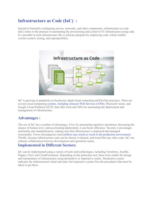 Azure's infrastructure as-code | PDF
