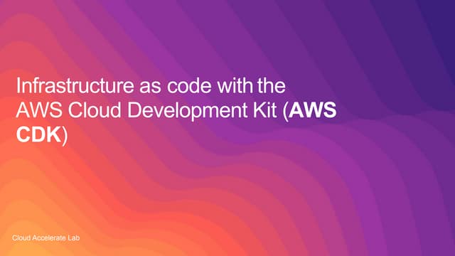 Infrastructure As Code And Aws Cdk Ppt Infrastructure As Code And Aws Cdk Ppt