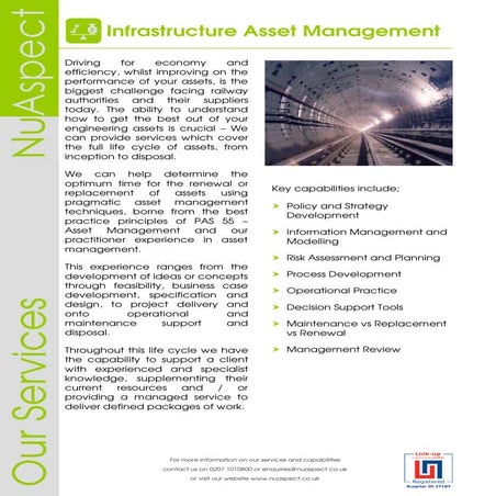 NuAspect - Infrastructure Asset Management