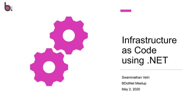 Infrastructure automation with .NET