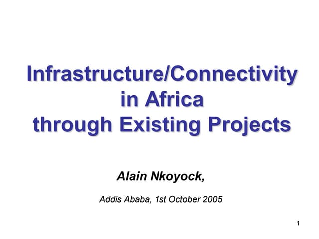Telecom Infrastructure in Africa