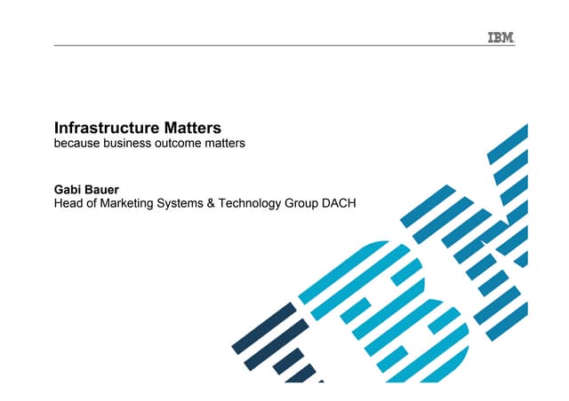 Why Infrastructure matters?!