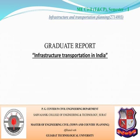 Infrastructure of transportation