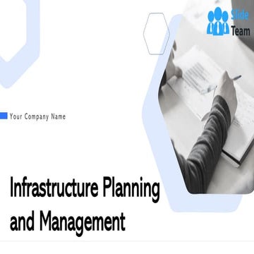 Infrastructure Planning And Management Powerpoint Presentation Slides