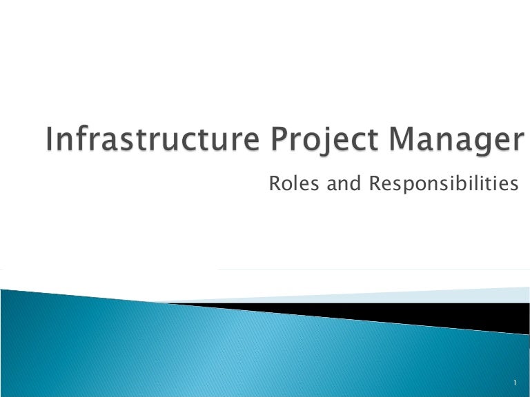 Infrastructure Project Manager