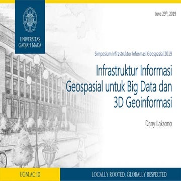 Infrastruktur Informasi Geospasial untuk Big Data dan 3D Geoinformasi