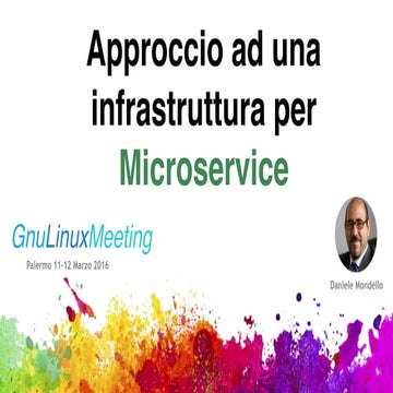 Approccio ad una infrastruttura per Microservice
