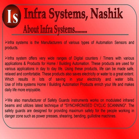Infra systems