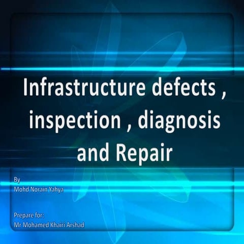 Infratructure defect