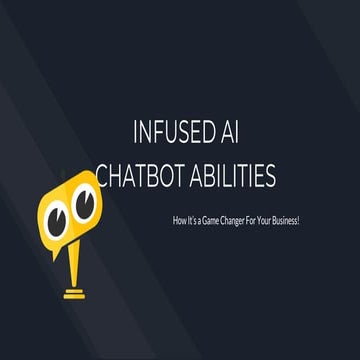 Infused ai chatbot abilities