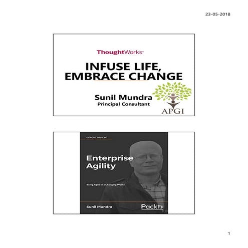 Infuse life embrace change sunil mundra