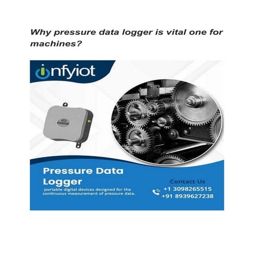 Why pressure data logger is vital one for machines?