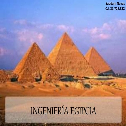 Ingenería Egipcia