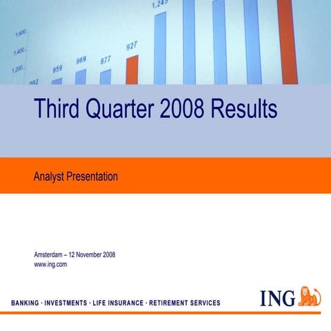 Ing 3 Q 2008 Earnings Presentation
