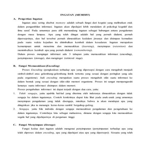 Ingatan | DOCX