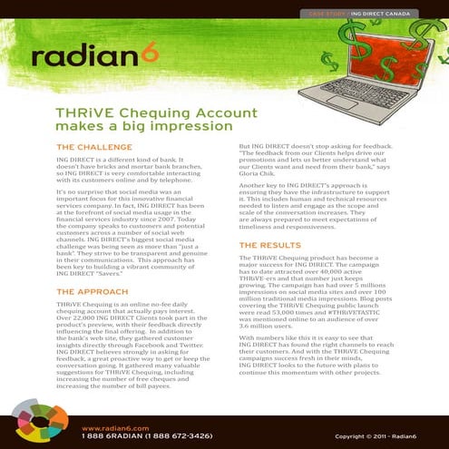 Ing direct and radian6