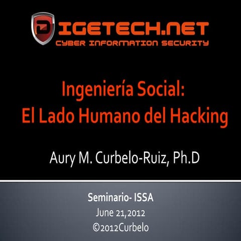 Ingenieria Social: El Lado Humano del Hacking