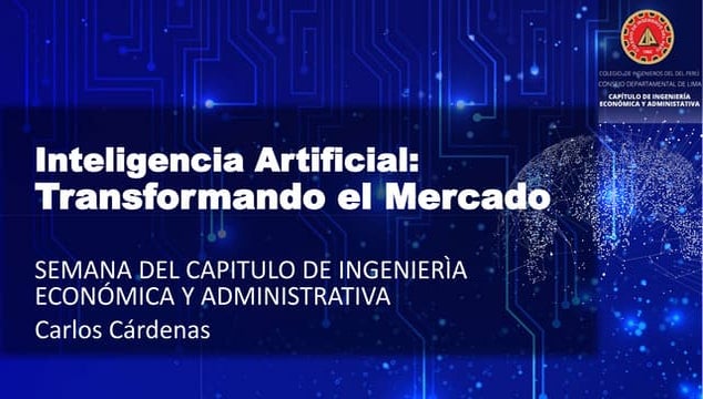 Inteligencia artificial: Transformando Mercados
