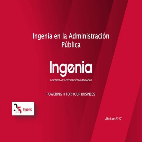 Ingenia, transformación digital en la Administración Pública