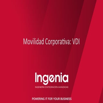 Movilidad Corporativa: VDI