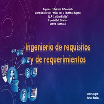 Ingeniería de requisitos y de requerimientos