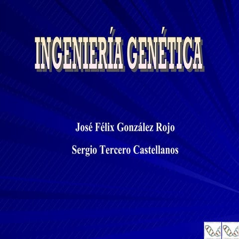 Ingeniería Genética