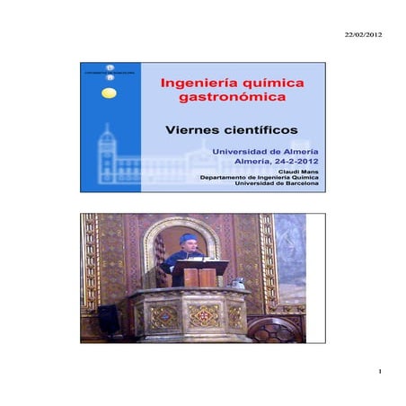 Ingeniería química gastronómica