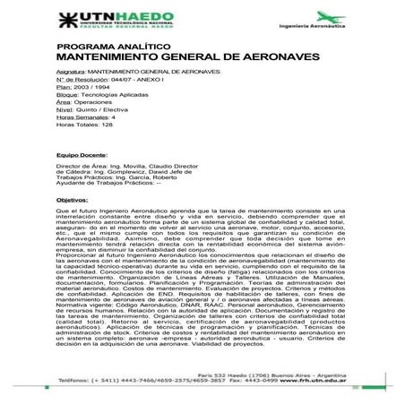 Ingenieria ae curriculum