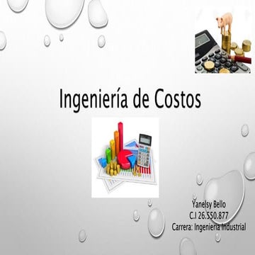 Ingenieria de costos mapa