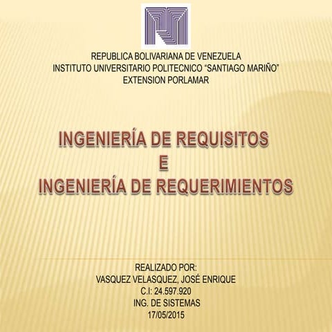 Ingenieria de requisitos