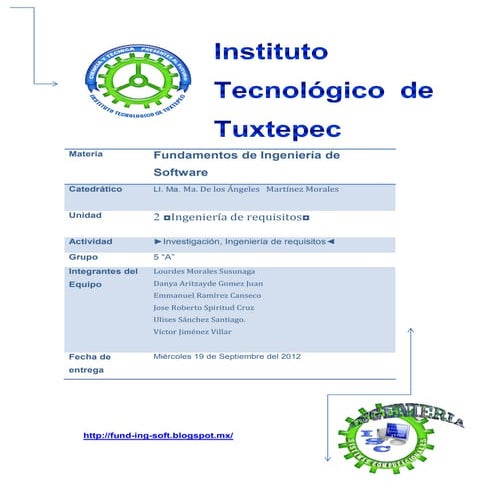 Ingenieria de Requisitos