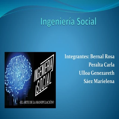 Ingenieria social