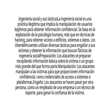 Ingenieria social y formas de ataque atraves de la ingenieria