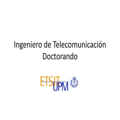 Ingeniero de telecomunicacion