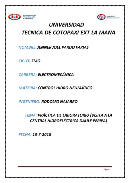 Ingeniero Wili Daule Peripa