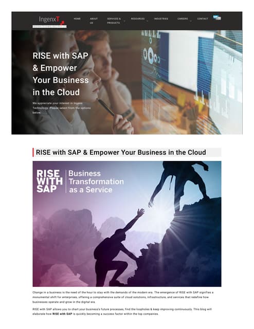 Rise with SAP .pptx| Visit: https://bit.ly/3R0f81y | PPTX | Business ...