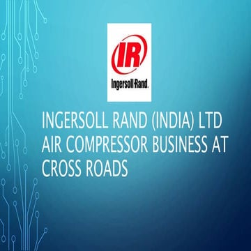 Ingersoll rand air compressor_india