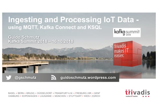 Ingesting and Processing IoT Data - using MQTT, Kafka Connect and KSQL