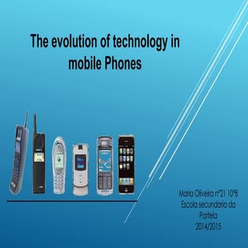 The evolution of technology in mobile Phones 