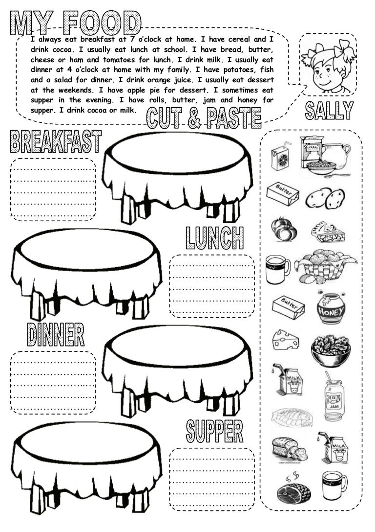 Ingles1 my food 1 aula
