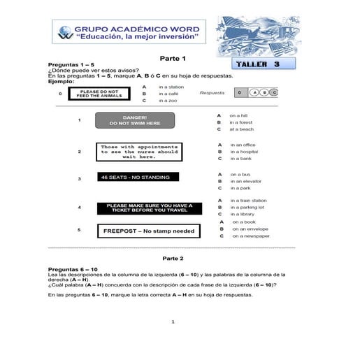 Ingles 3 | PDF